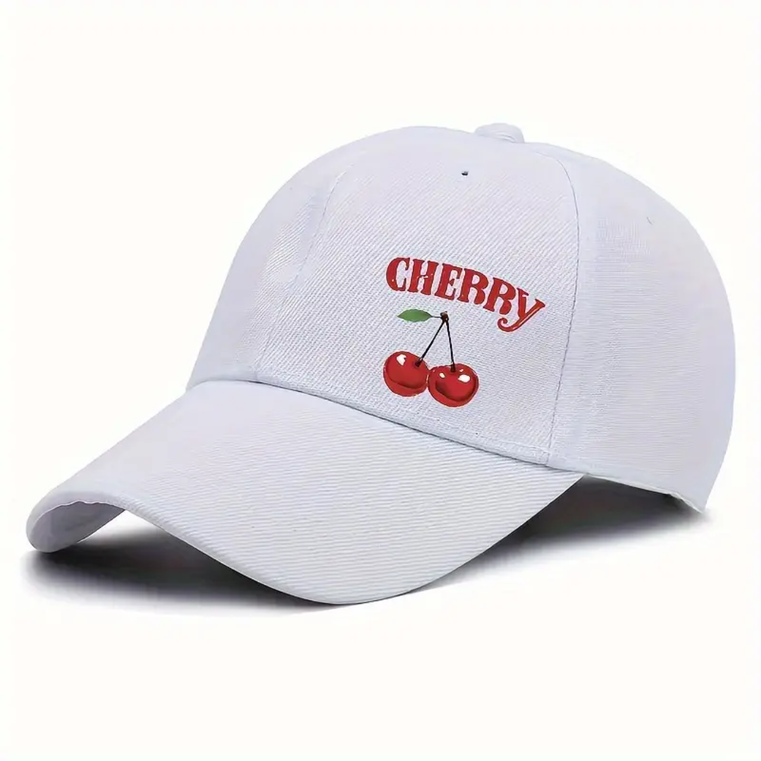 Cherry Print Cap