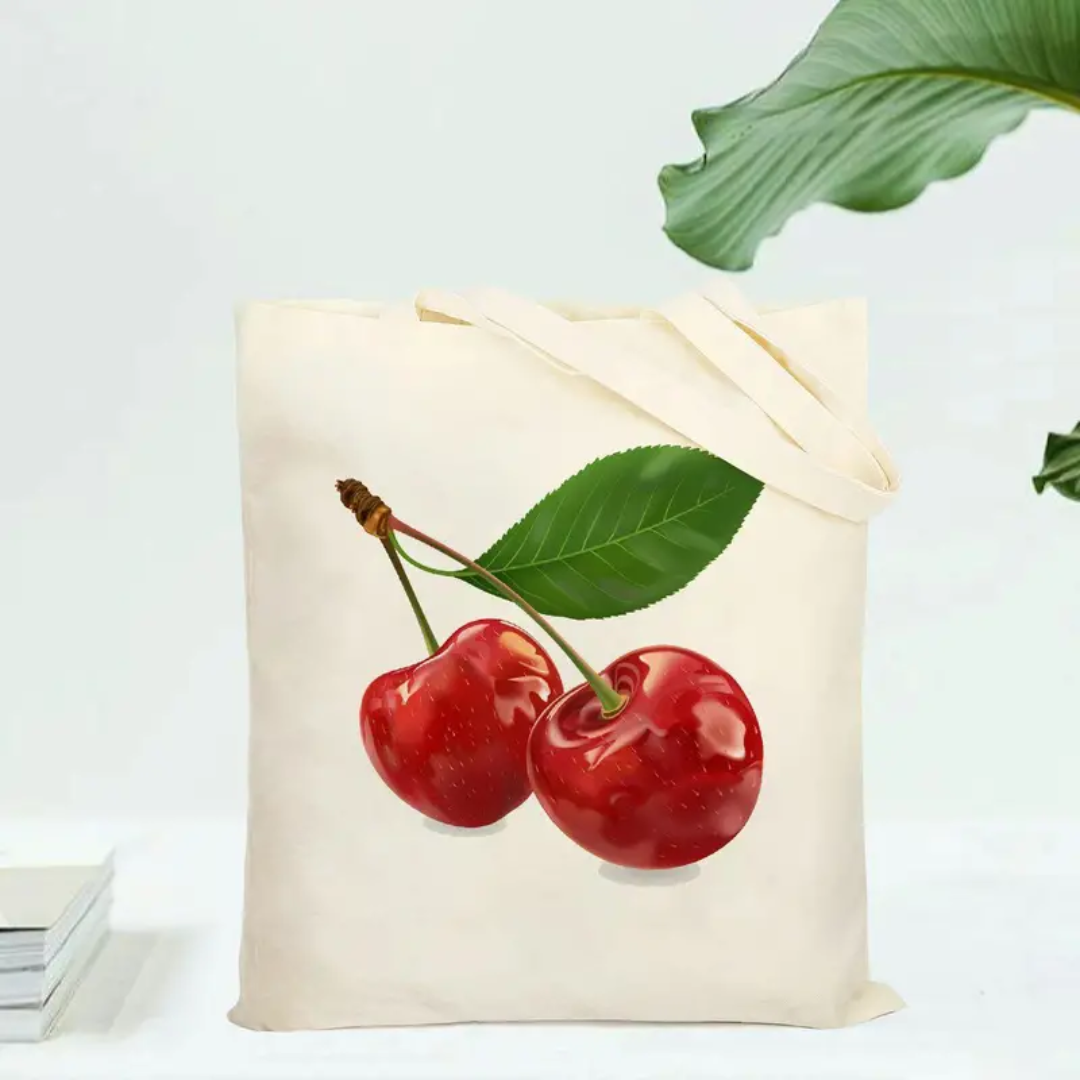 Cherry Printed Shoulder Bag